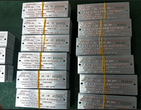 Placas de Puerta Personalizadas de Aluminio Chapado en Oro con Impresión Antigua, Clasificación de Resistencia al Fuego, Código QR y Número de Serie Grabados, Equipo de Seguridad Industrial