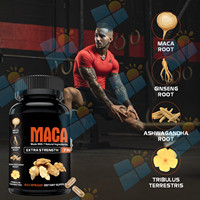 SUNI Capsules de Maca et Ashwagandha de Haute Qualité – Soulagement du Stress, Énergie et Humeur