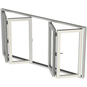 Fenêtre pliante de cuisine à passage direct, profil en aluminium, double vitrage, pour bar, café, maison - Product Image 3