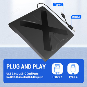Graveur de disque externe USB 3.0/TYPE C, graveur de <span class=keywords><strong>DVD</strong></span>/CD-RW, <span class=keywords><strong>enregistreur</strong></span> de <span class=keywords><strong>lecteur</strong></span> optique portable <span class=keywords><strong>pour</strong></span> ordinateur portable - Product Image 3