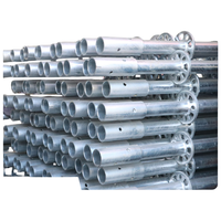 Sistema de Andamios de Acero Galvanizado por Inmersión en Caliente de Primera Calidad para Construcción, Andamios de Acero Galvanizado Q235