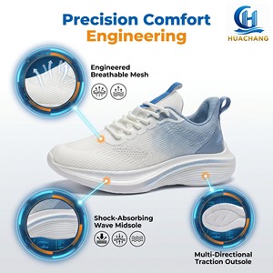 Chaussures de sport décontractées pour femmes <span class=keywords><strong>HC</strong></span>, printemps/automne, respirantes, avec doublure en mesh et semelle extérieure en PVC souple - Product Image 2