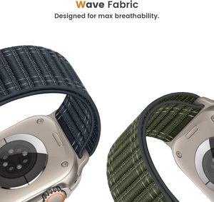 Siêu Thể Thao Dây Đeo Vòng Blissbands Nhà Máy Ban Đầu Cùng Một Nylon Dây Đeo Sóng Cho Apple Ban Nhạc Đồng Hồ Series10 9 8 7 6 5 4 42Mm 46Mm - Product Image 4