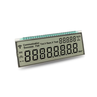 Maßgefertigtes 3-stelliges TN-Segment-LCD-Anzeigemodul OEM-Service Ohne Hintergrundbeleuchtung für Bedienfelder