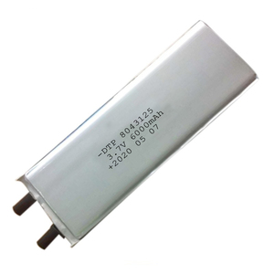 Batterie rechargeable à décharge profonde adaptée 6000 mAh DTP8043125 3,7 V 1S Batterie bleue avec prise - Product Image 2