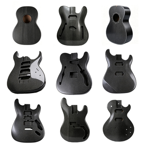 Protection de corps d'instrument en fibre de carbone pure pour <span class=keywords><strong>guitare</strong></span> électrique, <span class=keywords><strong>jazz</strong></span>, acoustique, basse et ukulélé - Product Image 1