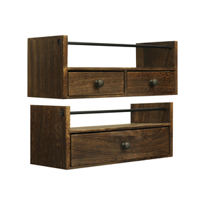 Estantes Flotantes Decorativos de Madera para <span class=keywords><strong>Pared</strong></span>, Color Marrón Oscuro, Estantes de Almacenamiento, Cajón de <span class=keywords><strong>Pared</strong></span>, Estantes Colgantes para <span class=keywords><strong>Pared</strong></span> - Product Image 1