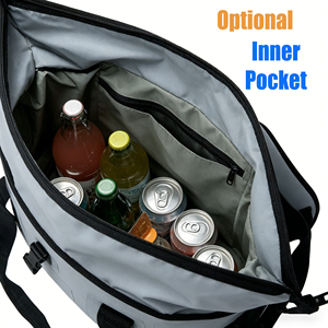 Bolsa Térmica Personalizada con Aislamiento a Prueba de Fugas de Fábrica OEM, Bolsa Térmica Impermeable para <span class=keywords><strong>Insulina</strong></span>, Bolsa Térmica para Camping y Playa con Capacidad para 6 Latas - Product Image 5