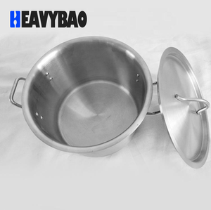 Heavybao Thương Mại Cơ Thể Thấp Chất Lượng Cao Nhà Bếp Sử Dụng Thép Không Gỉ Kho Nồi Đồ Nấu Nướng Nồi Cho Súp Lưu Trữ - Product Image 2