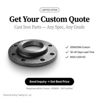 Pièces en fonte ductile grise de précision EN-GJL-250 ASTM A48 Classe 35, moulage au sable, composants de machines automobiles professionnels