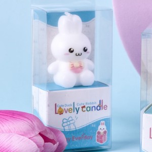Lovely Candle Cute Duck Rabbit Birthday Cake Decoration Paraffin Single Wick Kids Party Baking Decor - Product Image 4