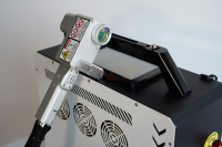 Machine de nettoyage au laser pulsé, élimination du laser, rouille métallique, oxyde, peinture, revêtement, graffiti, 20W, 50W, 100W
