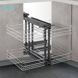 Cesta Extraíble de Acero Inoxidable 304 de Diseño Moderno, Accesorios de Almacenamiento para Gabinetes de Cocina y Despensa, Instalación en Gabinetes - Product Image 4