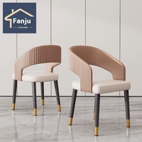 Fanjue Chaise de Salle à Manger de Luxe Italienne Moderne Minimaliste pour la Maison et le Restaurant, Fauteuil Recommandé par les Designers, Nouvelle Négociation