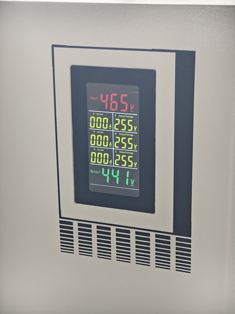 100kVA 120kva Three Phase Copper Voltage Stabilizer with AVR Technology TNS Model SVC Compatible for Stable Voltage Maintenance