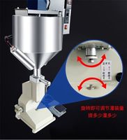 Machine de remplissage de pâte à chaud avec trémie de mélange chauffante et remplisseur à piston pneumatique pour pâte thermique et matériaux cireux