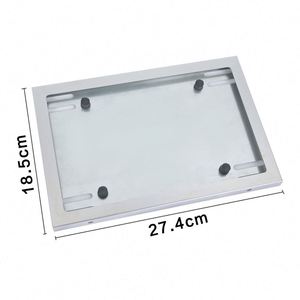 Marco de Matrícula Metálico Simple de Alta Calidad de Mongolia, Impresión UV, Acabado Espejo, Marca Personalizada, Duradero, Resistente al Óxido, para Autos y Camiones - Product Image 2