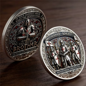 Moneda de Oro Personalizada de Fábrica, Moneda de Oro de Recuerdo con Grabado Personalizado - Product Image 1