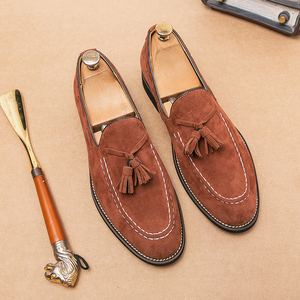 Mocassini Eleganti <span class=keywords><strong>da</strong></span> <span class=keywords><strong>Uomo</strong></span> di Lusso in Pelle Sintetica, Scarpe Formali Traspiranti e Comode di Alta Qualità, Calde e di Design per Feste - Product Image 4