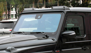 Kit carrosserie fibre de carbone Spoiler de toit pour <span class=keywords><strong>Mercedes</strong></span> Benz G W463 2019 + Couvercle de toit pour voiture sèche - Product Image 5