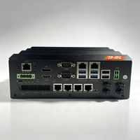 Ordinateur industriel avec 7 ports LAN Gigabit pour l'automatisation, PC de calcul en périphérie avec 7 ports LAN et 6 ports USB et 2 ports COM, prend en charge le 4G, le WIFI
