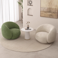 Canapé-lit simple en velours fait main de luxe moderne pour chambre à coucher et salon