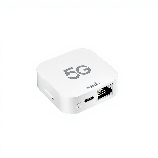 NRadio DD-510 Mini 5G RedCap Vehicle CPE  Balong Chip Wi-Fi6 AX600 Portable Car Router With Gigabit LAN Port