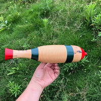 Kids Percussion Instruments, Wooden Frog Guiro, Scrape Frog; Frog Clapper Toy Simulating Frog Croaking Sound