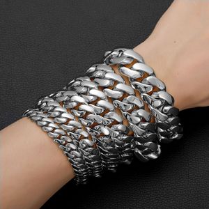 Rantai Kuba Baja Tahan Karat untuk Pria Gelang Kalung Bersertifikat Tahan Air Bebas Transh Logo Kustom Gaya Hip Hop Rantai Tahan Lama - Product Image 2