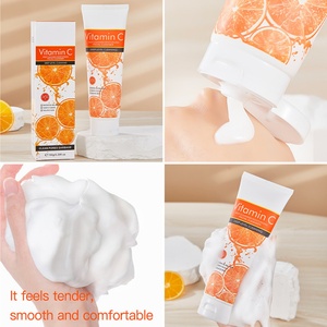 Vente en gros d'usine, nettoyant visage hydratant à la vitamine C, soin profond de la peau, 150 g - Product Image 4