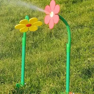 Irrigatore spruzzatore per irrigazione da giardino in plastica girasole per piante