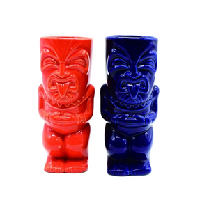 Wholesale Custom Logo <strong>Tiki</strong> Cocktail Ceramic Mugs Unique Designs Hawaii <strong>TIKI</strong> Mug Shot Glass Porcelain Coffee <strong>Bar</strong> <strong>Accessory</strong> - Product Image 2