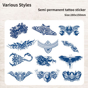 <span class=keywords><strong>Tatuajes</strong></span> semipermanentes <span class=keywords><strong>en</strong></span> el pecho de larga duración, impermeables, a prueba de sudor, seguros, realistas, pegatinas de arte corporal para <span class=keywords><strong>hombres</strong></span> y mujeres - Product Image 6