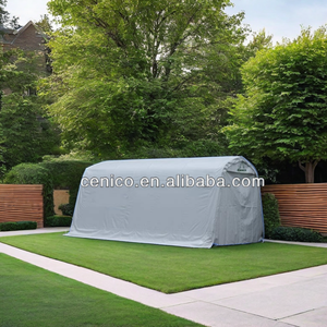 Tettoia Classica Portatile per Auto in PVC con Telaio in Acciaio, Plastica e Legno per <span class=keywords><strong>Garage</strong></span> Auto, Applicazioni Multiple - Product Image 6