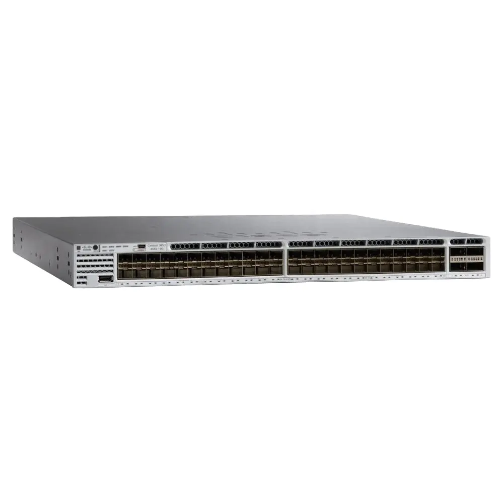 WS-C3850-48XS-S ağ anahtarı 3850 48 bağlantı noktalı 10GB Ethernet anahtarı IP taban anahtarı