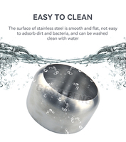 Nouveau produit haute qualité en acier inoxydable extérieur oiseau perroquet mangeoire distributeur d'eau perroquet mangeoire bol