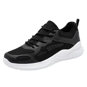 Nouvelles baskets décontractées pour hommes en cuir véritable de première couche de vachette, respirantes, à semelle épaisse en caoutchouc, pour le dropshipping - Product Image 1