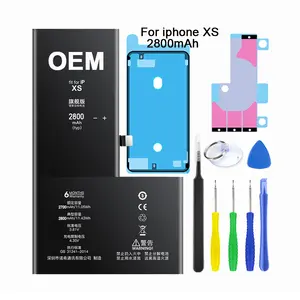 High Capacity No Erreo 12 13 8 11 Mobile Cell Phone Digital 6splus 6plus 5 6s Plus Upgraded SE 3 2022 Xs Battery For IPhone 100%