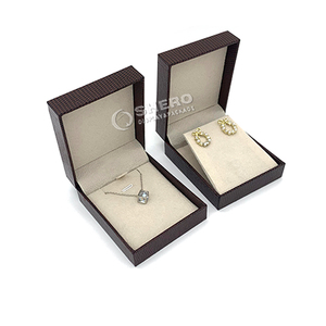 Cajas de Joyería de Imitación de Cuero PU Premium Personalizadas al por Mayor para Collares, Pulseras, Anillos y Pendientes - Product Image 1