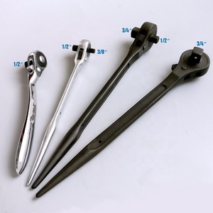 Mango de <span class=keywords><strong>Llave</strong></span> de trinquete potente de buena calidad, cabeza cuadrada de 1/2 pulgadas, trinquete trasero de <span class=keywords><strong>doble</strong></span> cabeza - Product Image 4