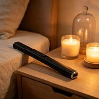 Allume-cigare électrique à arc rechargeable par USB, sans flamme, résistant au vent, pour bougies, cheminée, cuisine, barbecue, usage domestique