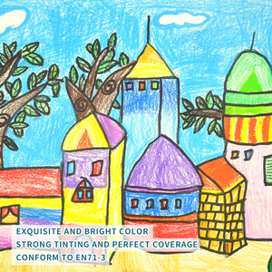 Sunny Art Vẽ Màu Sắc Tươi Sáng Hình Dạng Dễ Thương 12 Màu Finger Nhựa <span class=keywords><strong>Crayon</strong></span> - Product Image 6