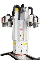 DongSheng 2024 Nouveau Robot de Coulée par Injection à 6 Axes et Quatre Bras, Rotatif Automatique, Breveté, pour la Fabrication de Coques Personnalisées, PLC, Moteur 220V
