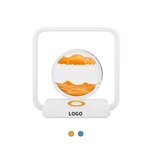 Lámpara de Arena Cinética LED Personalizable con Logotipo, con Control Táctil y Regulable, en Promoción - Product Image 1