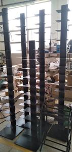 Estantería de Almacenamiento de Libros y Revistas de 11 Niveles, Resistente, de Una Sola Cara, con Estructura Desmontable, Soporte de Metal para Libros - Product Image 6