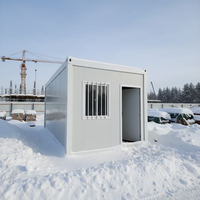 Maison conteneur pliable à construction rapide et économique, étanche, pour dortoir préfabriqué et logement mobile, dépliage rapide, cabine pliable