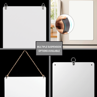 Tableau d'affichage magnétique en métal à faible MOQ, personnalisable avec impression UV, effaçable à sec, pour la maison, le bureau, la famille, affiche métallique
