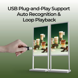 Écran tactile interactif numérique d'affichage intérieur 49 55 65 pouces 4K Windows avec animation et mur vidéo - Product Image 3