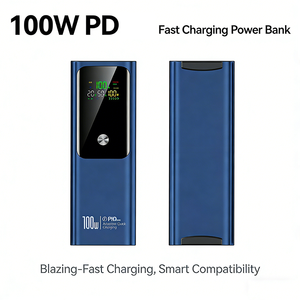 Banco de Energía de Carga Súper Rápida de 100W y 20000mAh con Salida USB Tipo-C de 20V/5A para Laptop y <span class=keywords><strong>Mac</strong></span> Book - Product Image 1