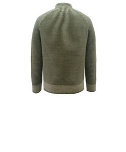 Men Rib Knit <b>Mock</b> <b>Neck</b> Pullover Sweater Long Sleeve Cotton Knit <b>Top</b> - Product Image 2